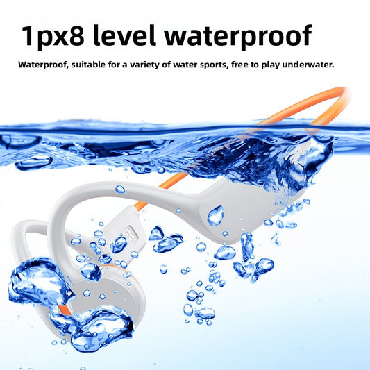Bone Conduction Bluetooth Headphones | IPX8, 32GB, Open-Ear