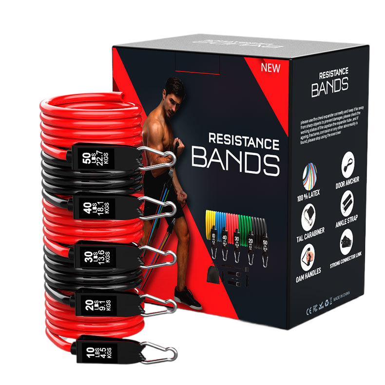 11-Piece Resistance Bands Set | Adjustable Full-Body Trainin