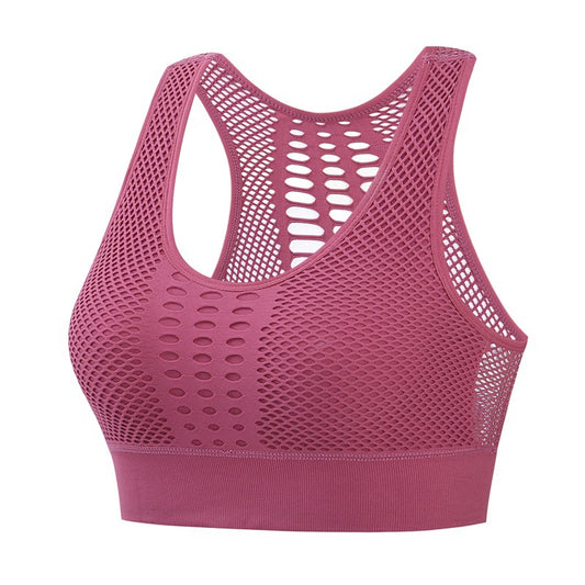 Women’s Breathable Mesh Sports Bra – Performance Fit