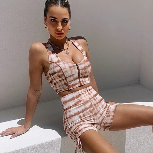 Women Yoga Set Beauty Back Bra Sportwear Gym Shorts Fitne...