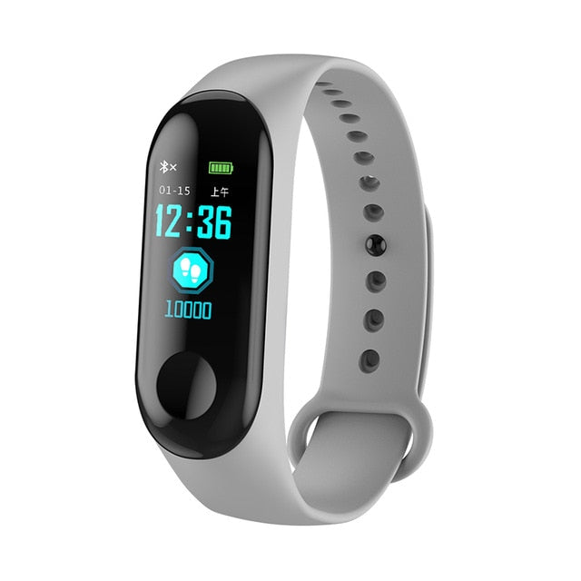 M3 Smart Watch – Fitness Tracker with Heart Rate & BP Monitor, IP67 Waterproof