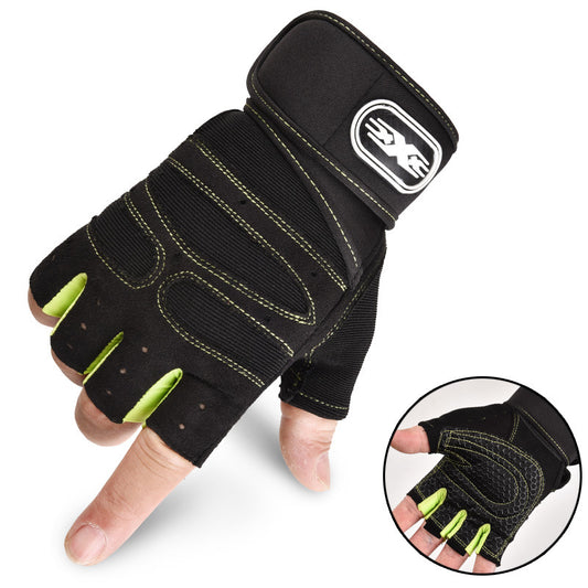 Men’s Half‑Finger Weight‑Lifting Gloves