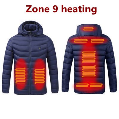 USB Heated Jacket for Men – Winter Thermostat