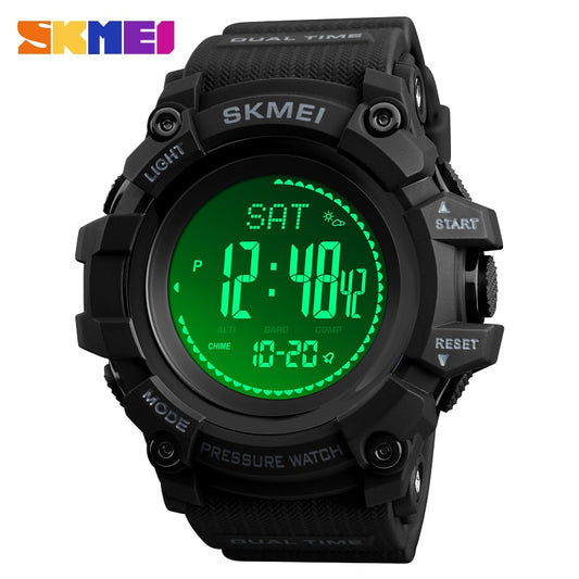 SKMEI 1358 Outdoor Watch – Digital Sport Compass & Altimeter, Waterproof