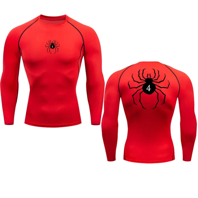 Hunter x Hunter β Spider Compression Tee β Quick Dry β Gym Fit β Summer Activewear