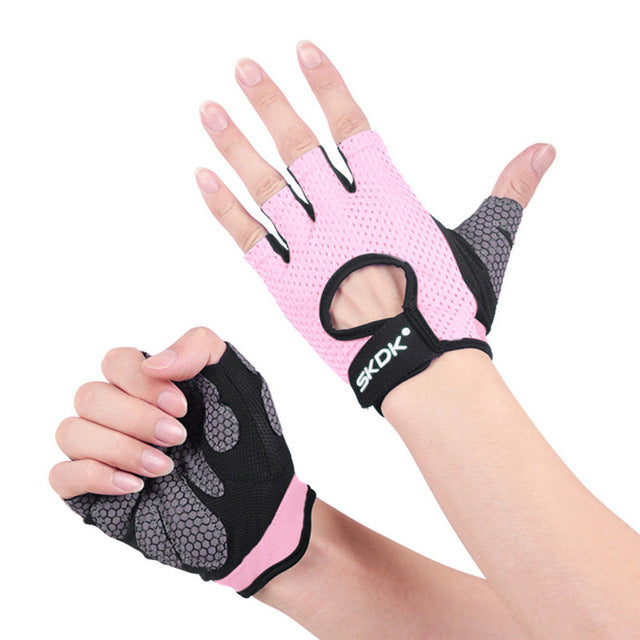 Sports Training Gloves – Wrist Support & Full Palm Protection, Half‑Finger Fitness Gloves