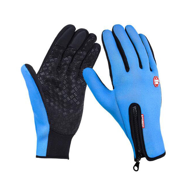 AthVault Winter Touchscreen Riding Gloves – Waterproof, Anti-Slip & Fleece-Lined