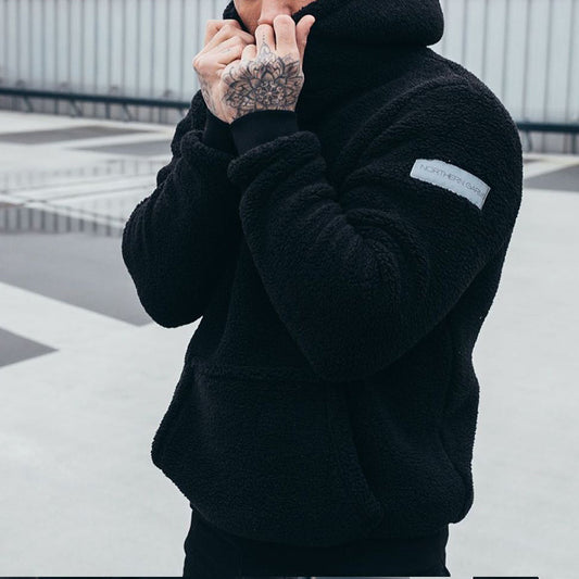 Men’s Plush Hoodie Sweatshirt