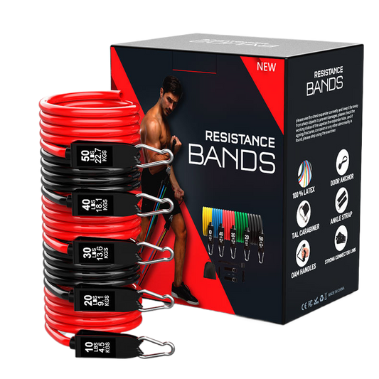 11-Piece Resistance Bands Set | Adjustable Full-Body Trainin