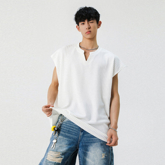 V-Neck Sleeveless T-Shirt