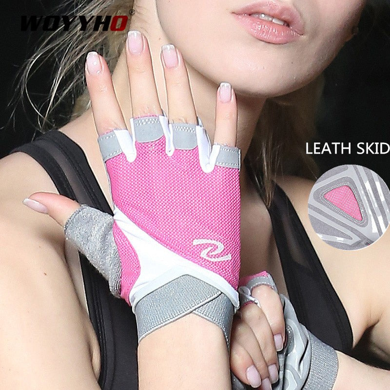 Women’s Gym Gloves – Breathable Half‑Finger Training Grip