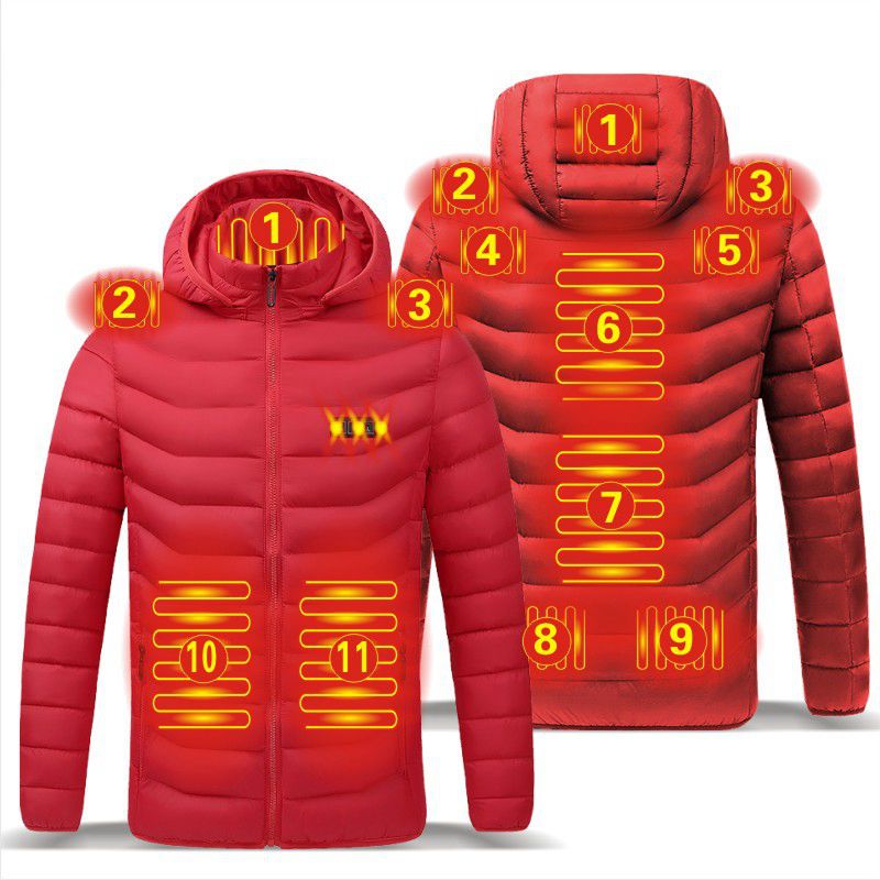 USB Heated Jacket for Men – Winter Thermostat