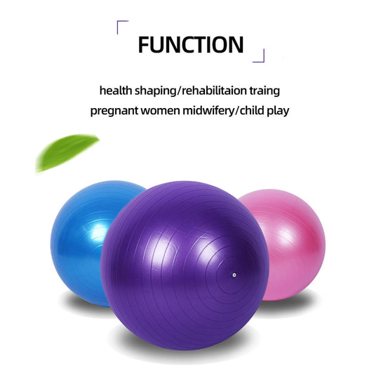 Glossy PVC Fitness & Yoga Ball (45-85cm)