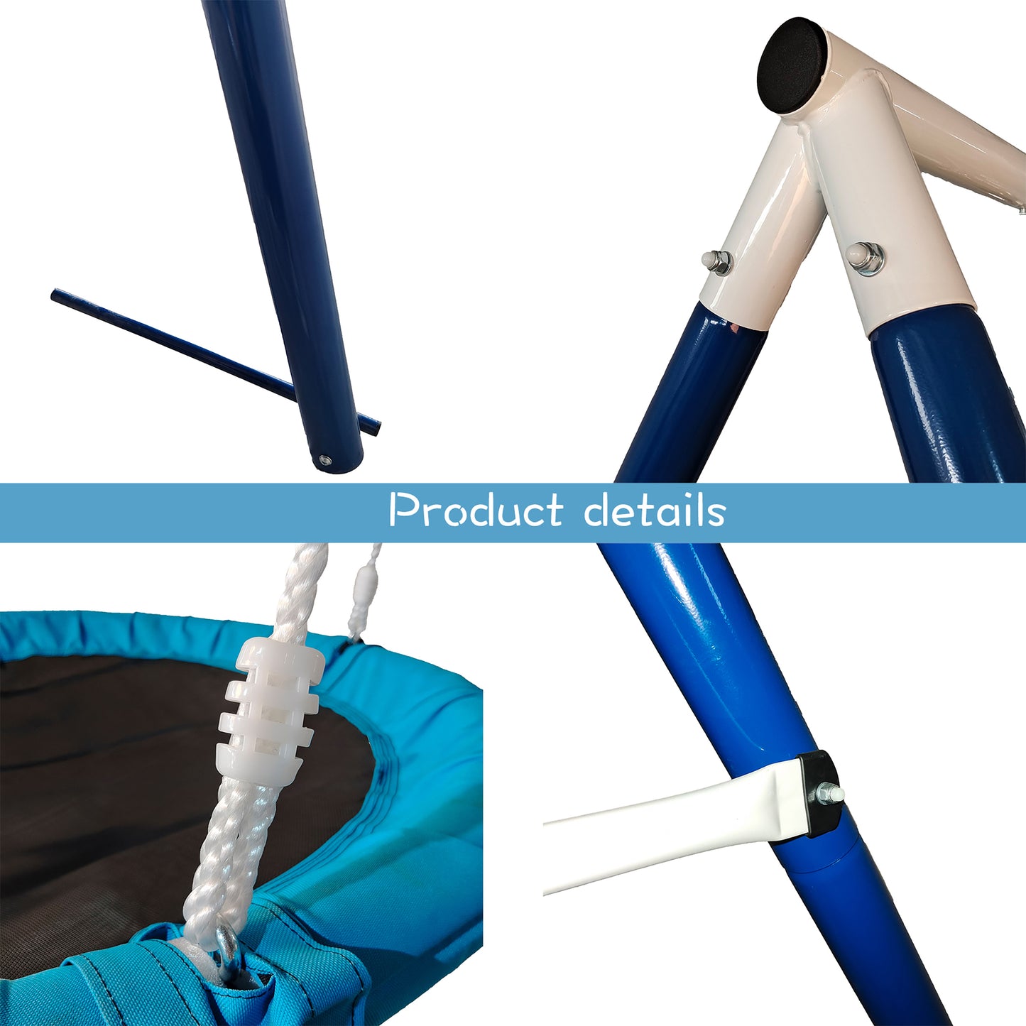 Kids Outdoor Saucer Swing Set