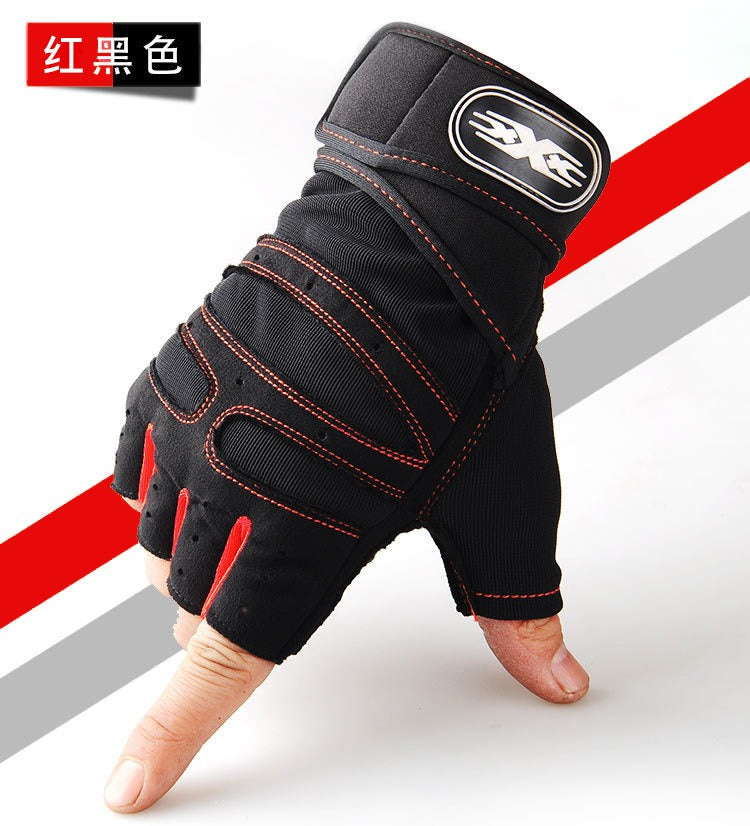 Men’s Half‑Finger Weight‑Lifting Gloves