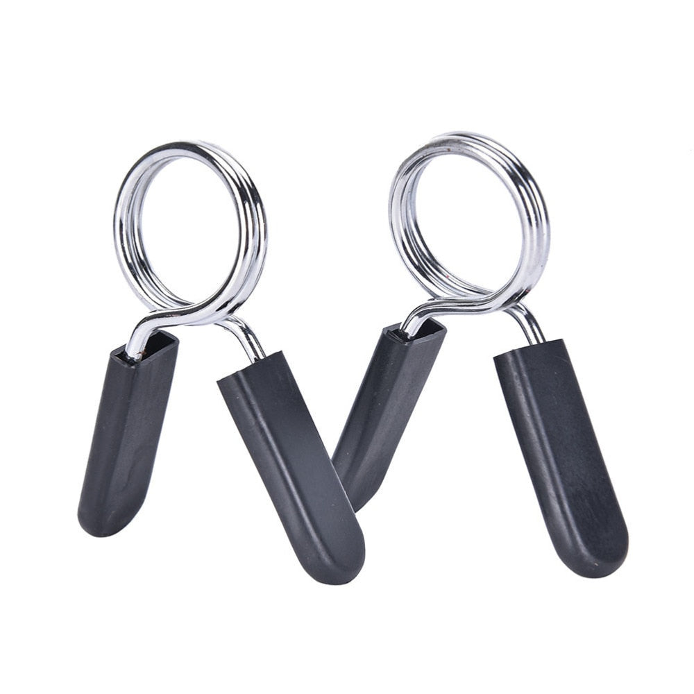 28mm Barbell Spring Clips – 2pcs Weight Lock Collars