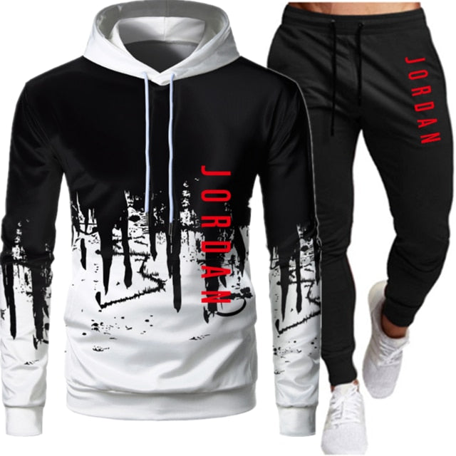 Winter Tracksuit Set for Men – Hoodie + Joggers