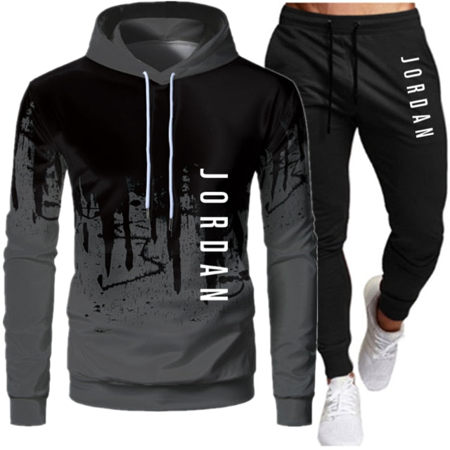 Winter Tracksuit Set for Men – Hoodie + Joggers