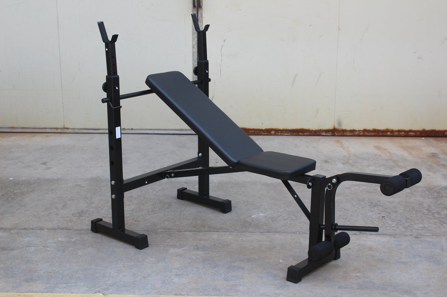 Olympic Weight Bench with Squat Rack – Home Gym Set