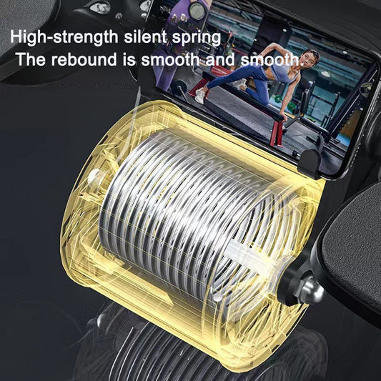 Automatic rebound abdominal compression and abdominal muscle training equipment for both men and women using elbow support rollers | AthVault