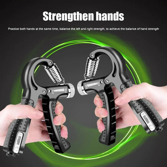 Adjustable Hand Grip Strength Trainer – Carbon Fiber Foam Gripper