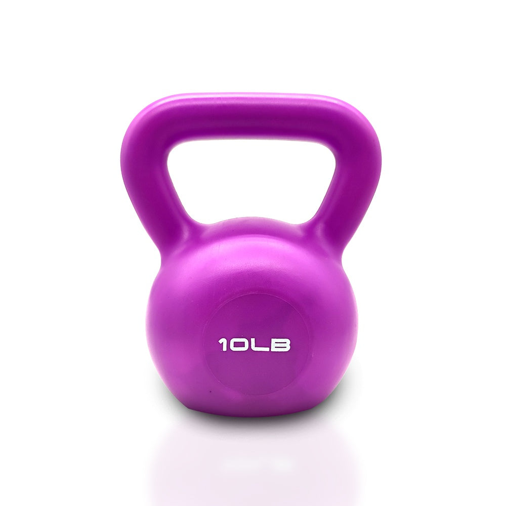 10lbs Vinyl Coated Kettlebell – Strength Training Weight Set