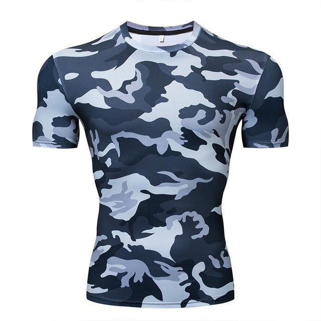 Unisex Camouflage Compression T-Shirt