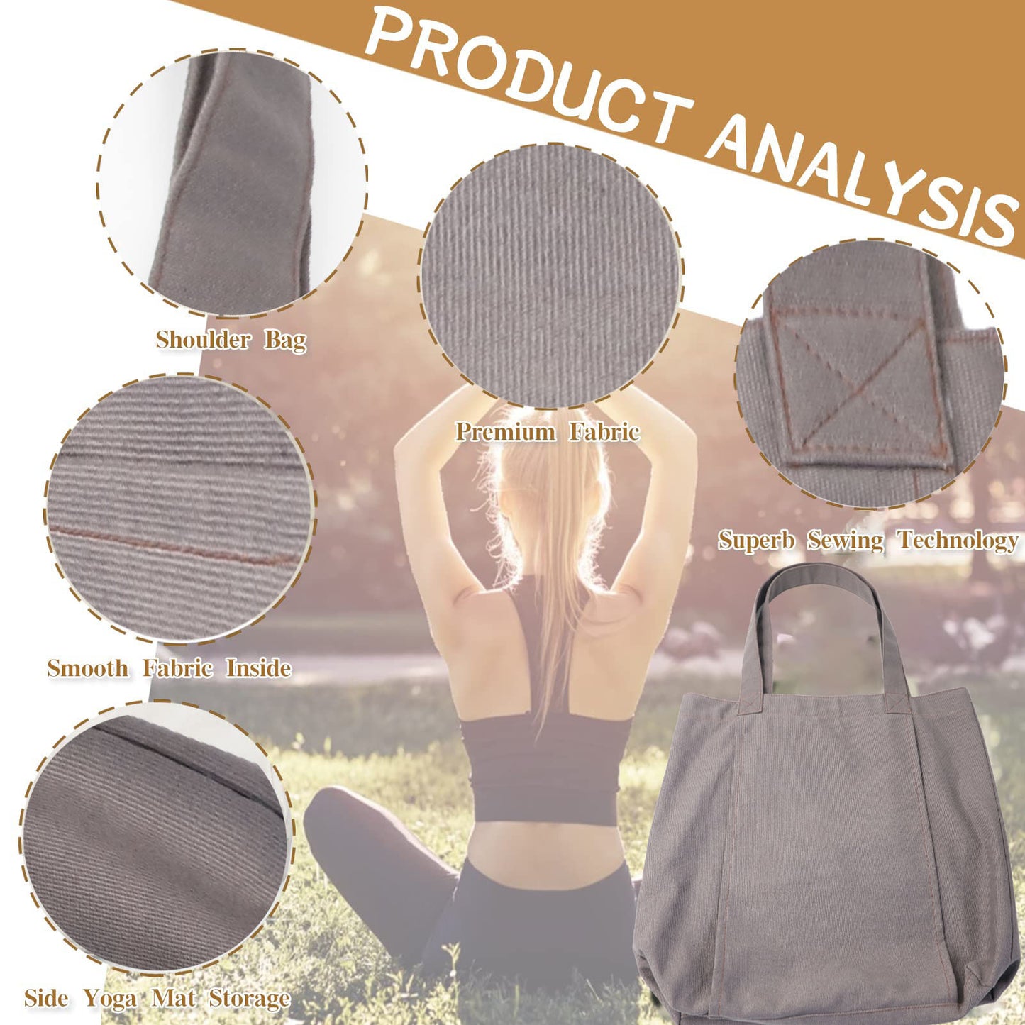 Yoga & Pilates Mat Shoulder Bag