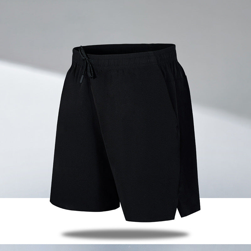 Zipper Running Casual Pants – Quick-Dry Unisex Sports Shorts