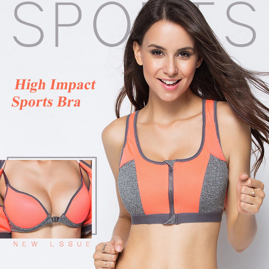 High Impact Push‑Up Sports Bra