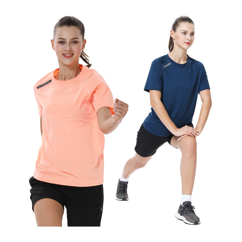 SHANYING Women’s Running T-Shirt → Quick Dry → Breathable → Yoga & Fitness Tee (S-4XL