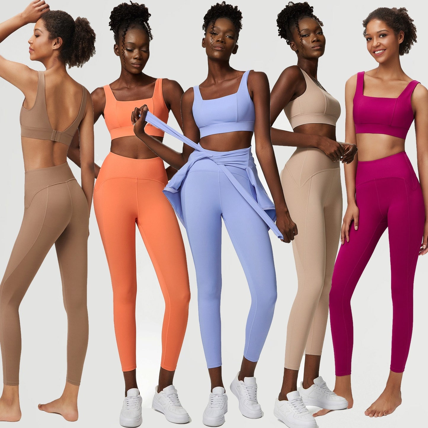 Yoga Suit – Quick‑Dry Nylon & Spandex Activewear for Women