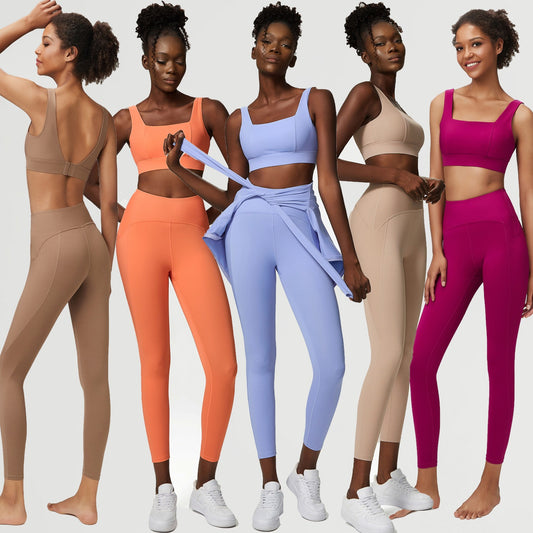 Yoga Suit – Quick‑Dry Nylon & Spandex Activewear for Women