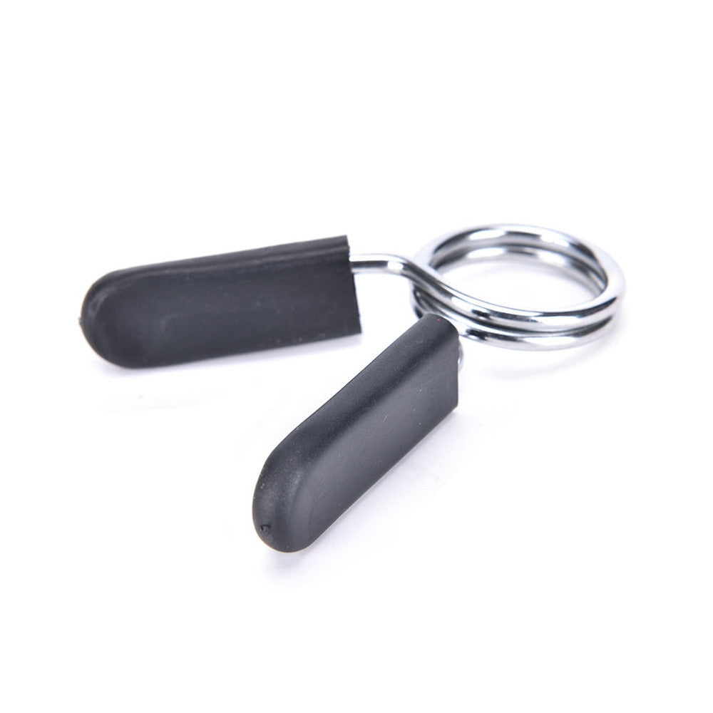 28mm Barbell Spring Clips – 2pcs Weight Lock Collars