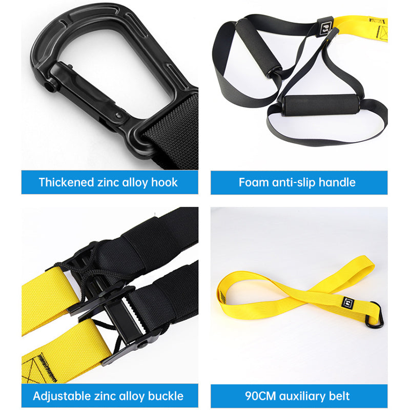 Professional Suspension Training Strap – Adjustable Wall‑Mount Resistance Bands