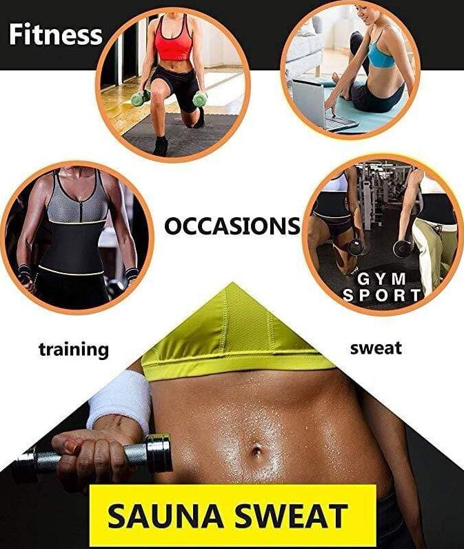 Fitness Belly Belt – Adjustable Waist Trainer for Core Support & Calorie Burning