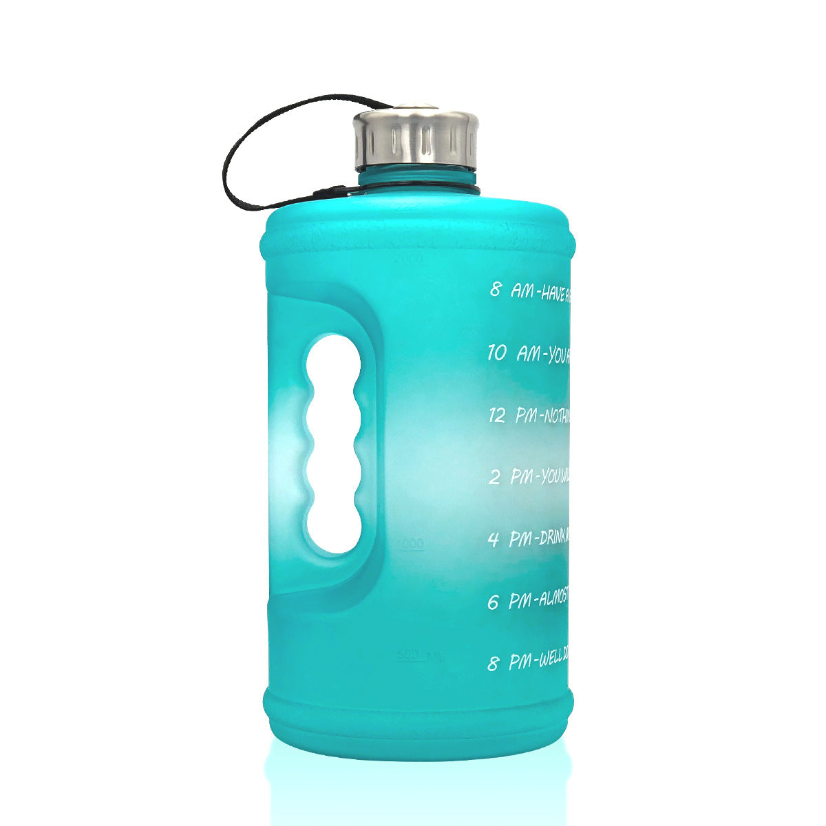 2.2L Gradient Sports Water Bottle – Large Capacity PETG Gym Cup