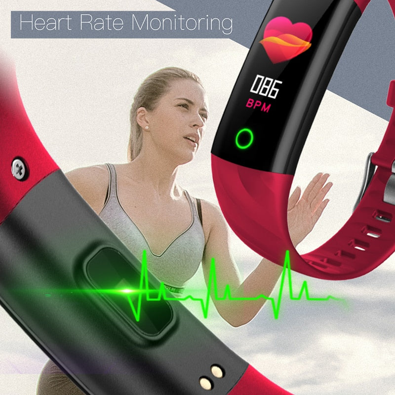 S5 Smart Sport Watch: Heart Rate, Blood Oxygen, Waterproof