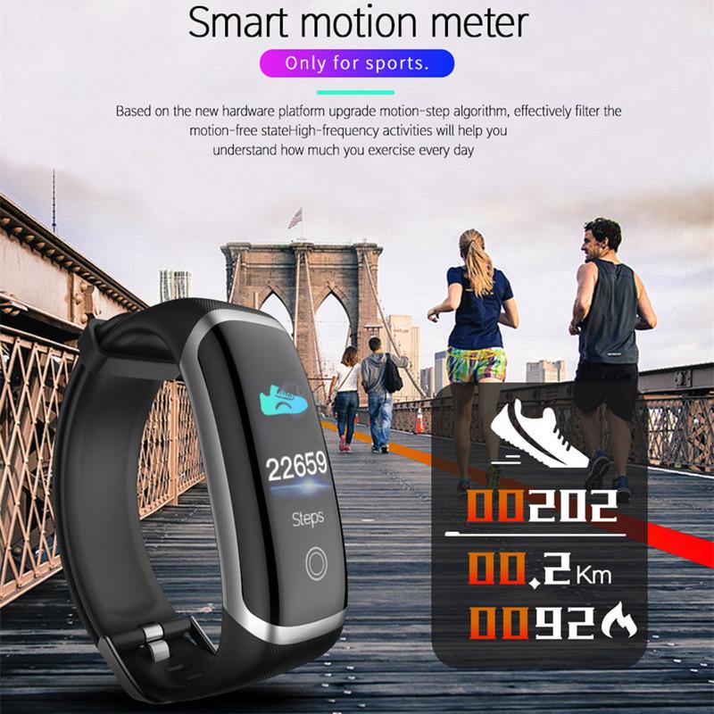 M4 Fitness Tracker Watch with Heart Rate & Color Screen
