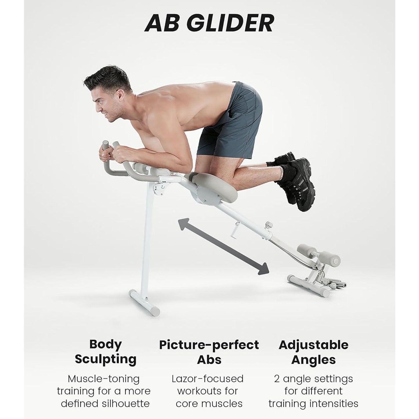 Pro Max 4‑in‑1 Home Gym – Rowing, Leg Press, Ab Glider & Roman Chair