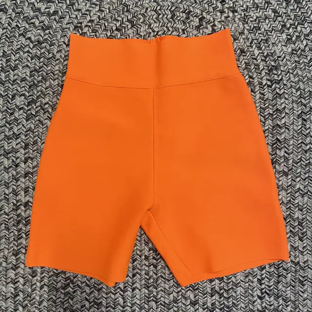 Women’s High‑Waist Fitness Shorts – Stretchable Yoga & Gym Leggings