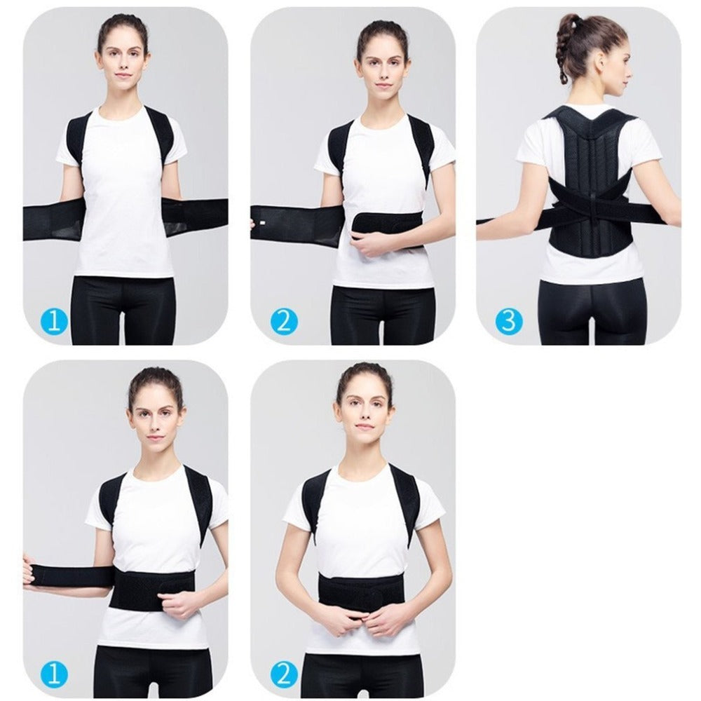 Spine Bending Posture Corrector – Adjustable Back Support Brace