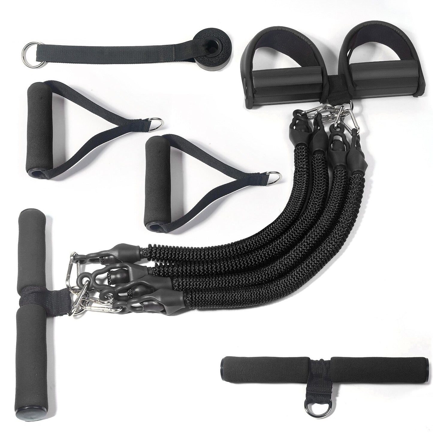 11Pcs Adjustable Resistance Band Set