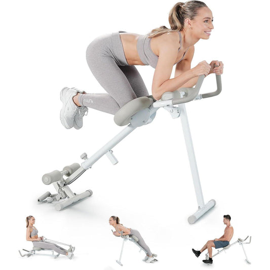 Pro Max 4‑in‑1 Home Gym – Rowing, Leg Press, Ab Glider & Roman Chair