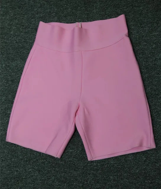 Women’s High‑Waist Fitness Shorts – Stretchable Yoga & Gym Leggings