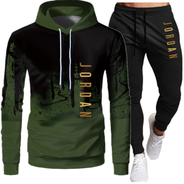 Winter Tracksuit Set for Men – Hoodie + Joggers