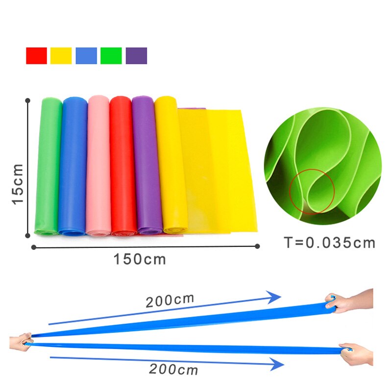 Elastic Resistance Bands Set