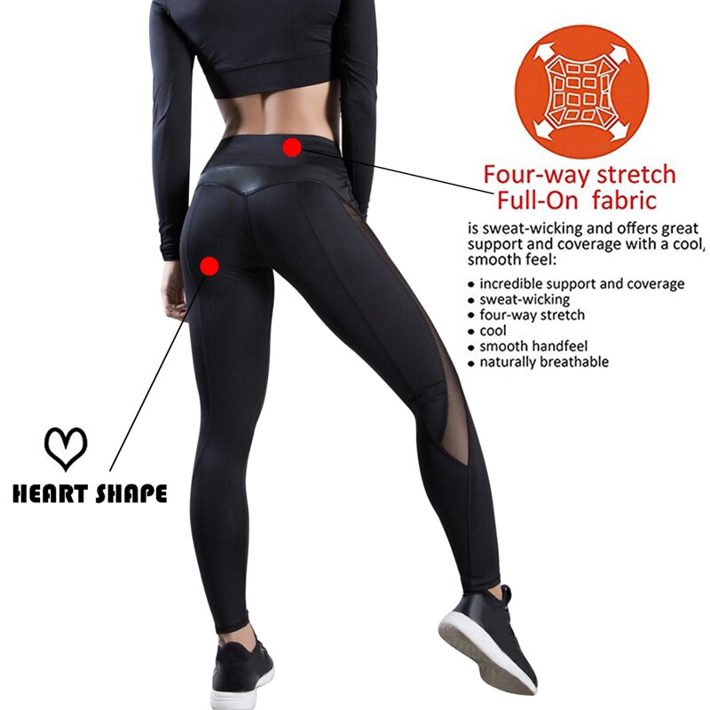 Women’s High‑Waist Yoga Pants – Seamless Push‑Up Leggings