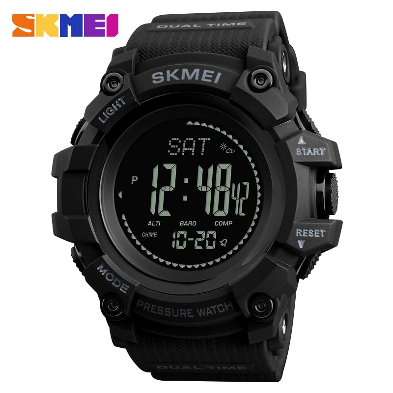 SKMEI 1358 Outdoor Watch – Digital Sport Compass & Altimeter, Waterproof