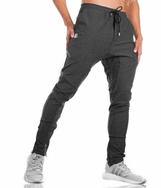 Fitness Joggers – Breathable Cotton Spandex Training Pants